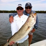 Gary Beach with his Pending length world record Spotted Seatrout - Feb 2012